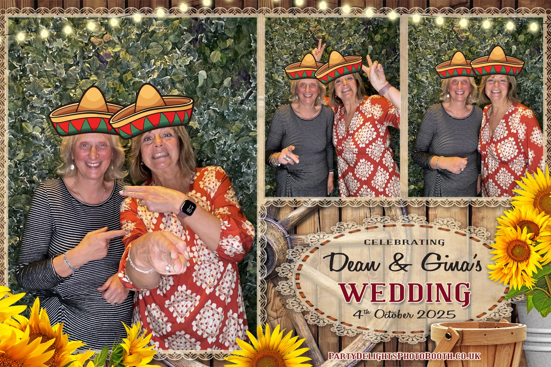 Gina and Dean's Wedding | View more photos from the event at gallery.partydelightsphotobooth.co.uk/u/PartyDelightsPhotoBooth/Gina-and-Deans-Wedding