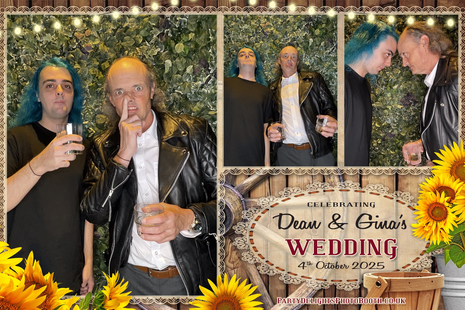 Gina and Dean's Wedding | View more photos from the event at gallery.partydelightsphotobooth.co.uk/u/PartyDelightsPhotoBooth/Gina-and-Deans-Wedding