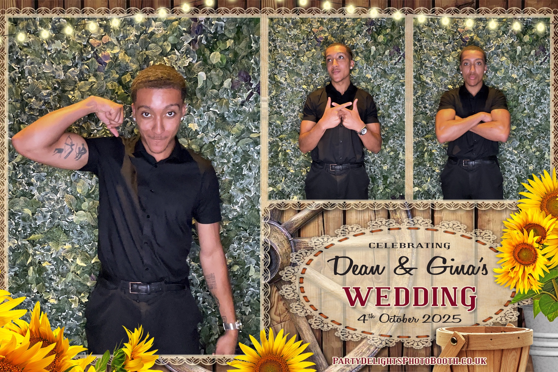 Gina and Dean's Wedding | View more photos from the event at gallery.partydelightsphotobooth.co.uk/u/PartyDelightsPhotoBooth/Gina-and-Deans-Wedding