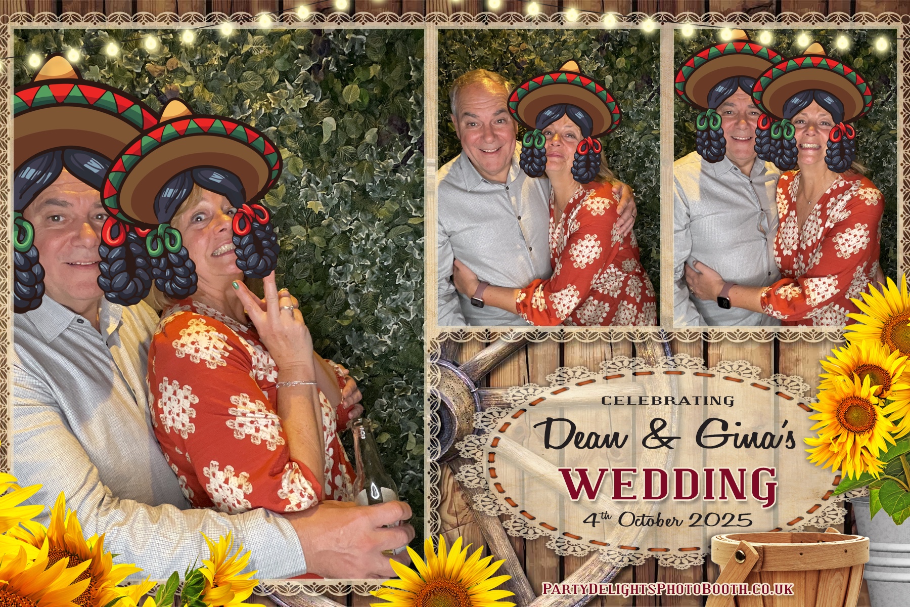 Gina and Dean's Wedding | View more photos from the event at gallery.partydelightsphotobooth.co.uk/u/PartyDelightsPhotoBooth/Gina-and-Deans-Wedding