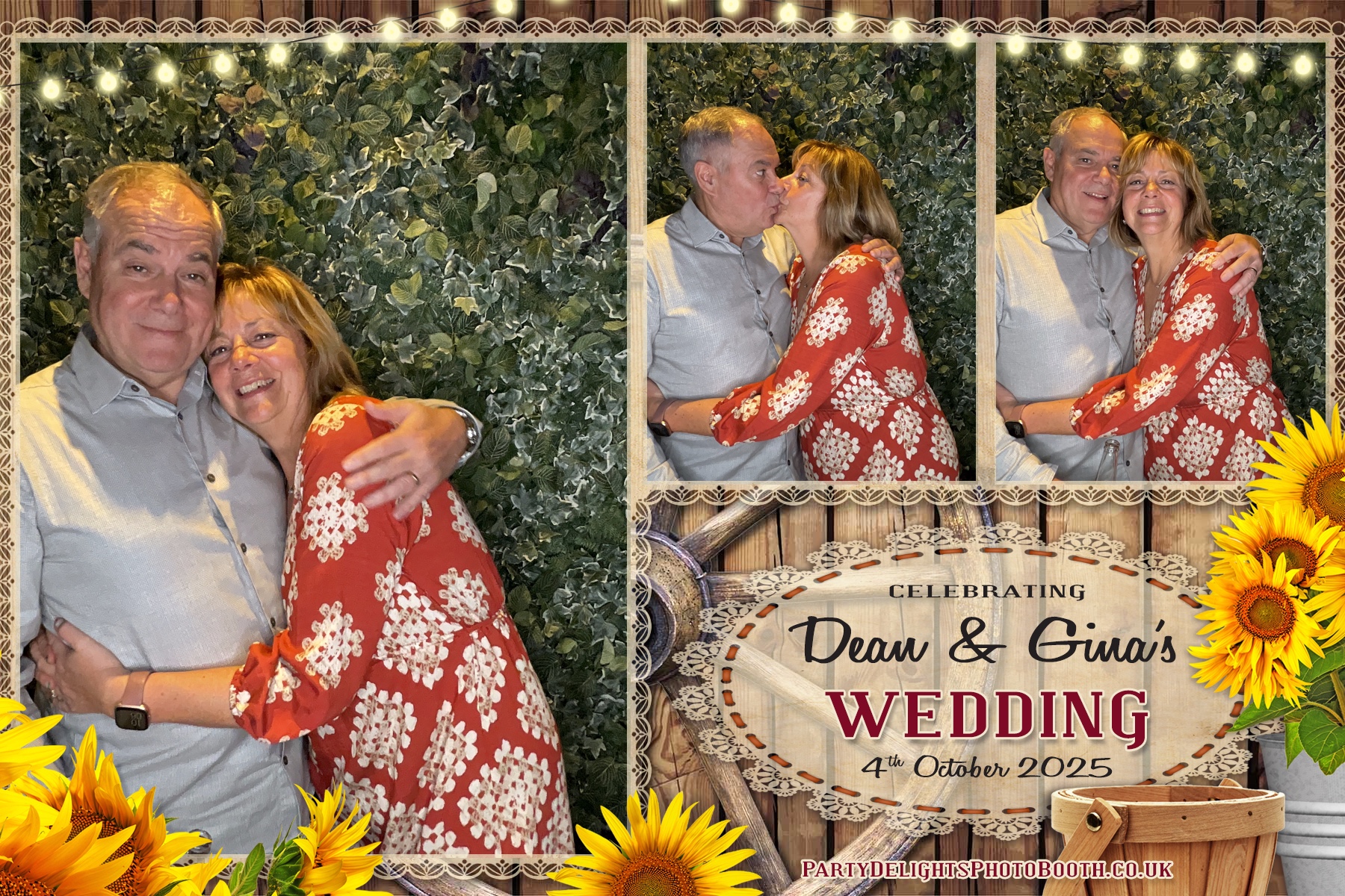 Gina and Dean's Wedding | View more photos from the event at gallery.partydelightsphotobooth.co.uk/u/PartyDelightsPhotoBooth/Gina-and-Deans-Wedding