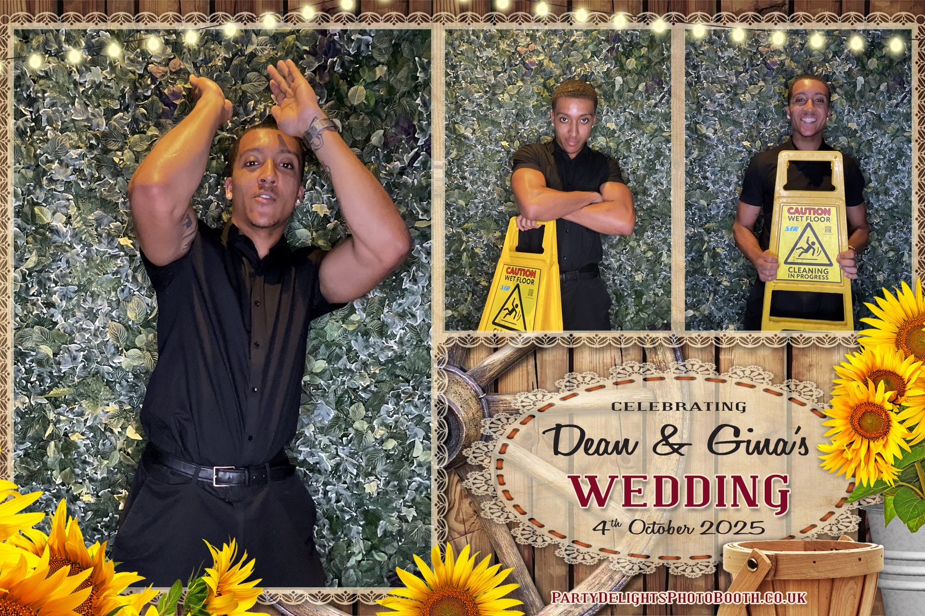 Gina and Dean's Wedding | View more photos from the event at gallery.partydelightsphotobooth.co.uk/u/PartyDelightsPhotoBooth/Gina-and-Deans-Wedding