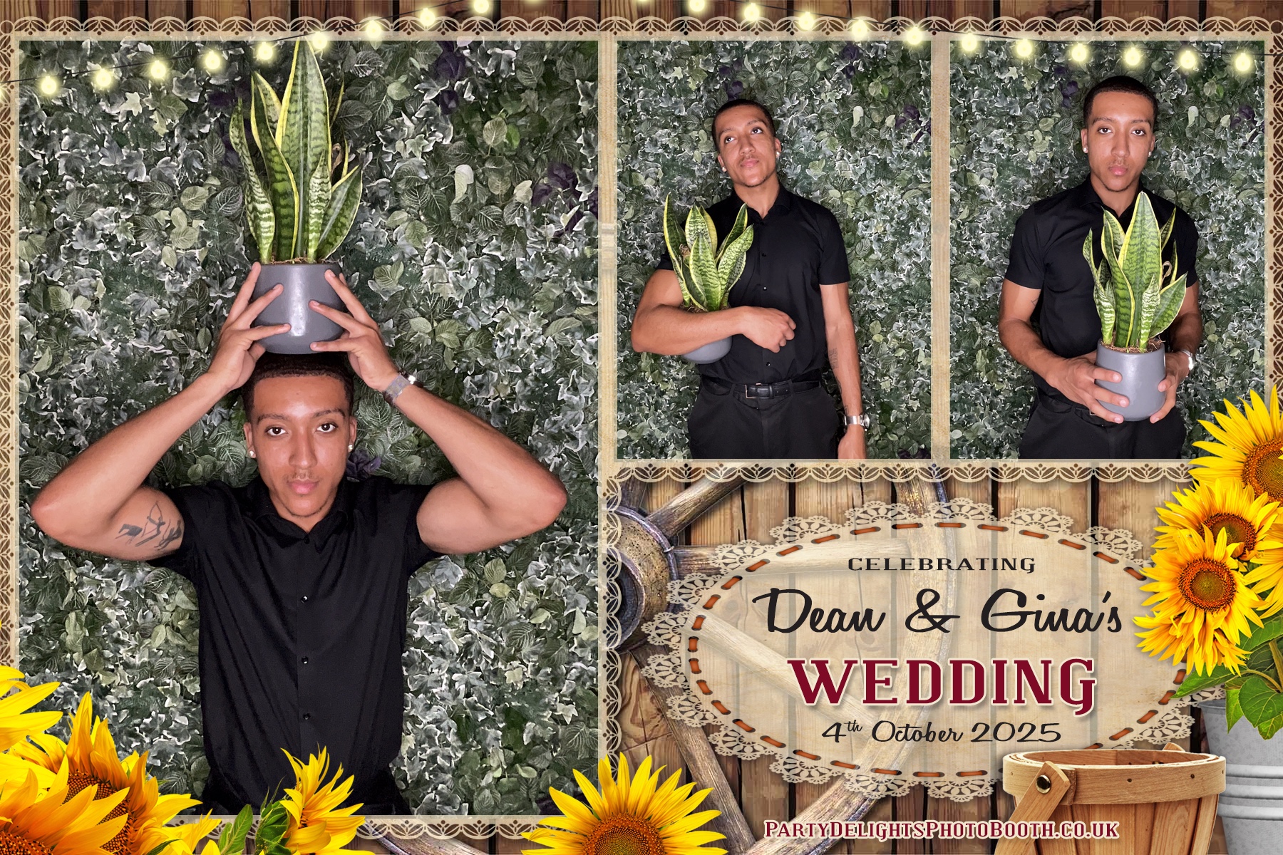 Gina and Dean's Wedding | View more photos from the event at gallery.partydelightsphotobooth.co.uk/u/PartyDelightsPhotoBooth/Gina-and-Deans-Wedding