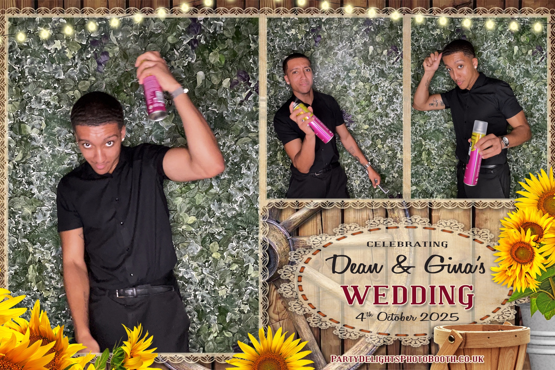 Gina and Dean's Wedding | View more photos from the event at gallery.partydelightsphotobooth.co.uk/u/PartyDelightsPhotoBooth/Gina-and-Deans-Wedding