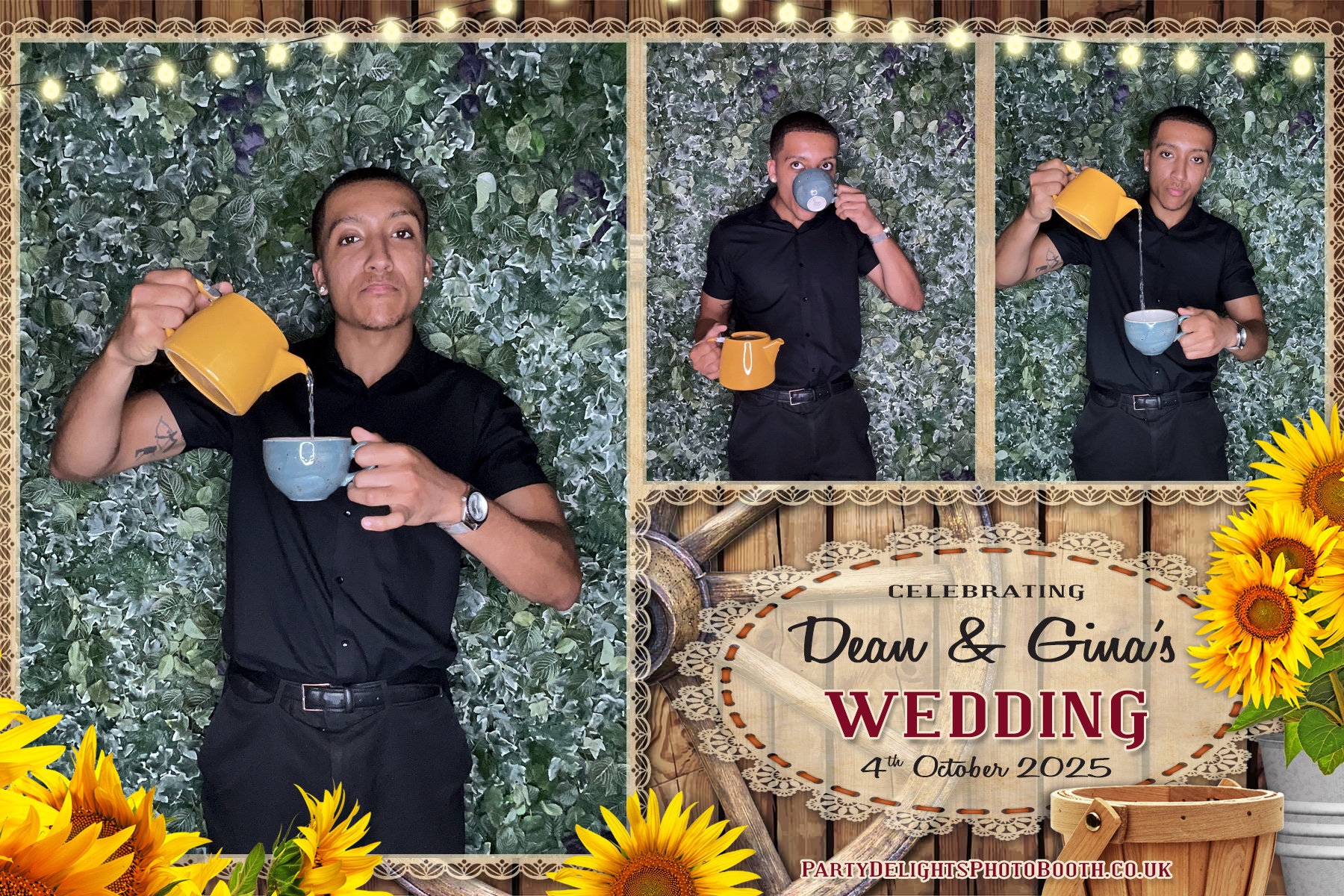 Gina and Dean's Wedding | View more photos from the event at gallery.partydelightsphotobooth.co.uk/u/PartyDelightsPhotoBooth/Gina-and-Deans-Wedding