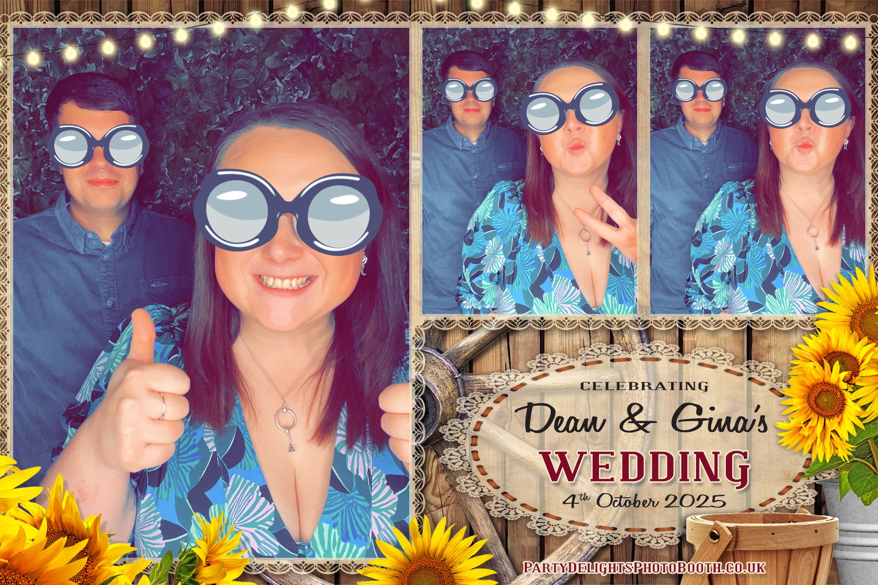 Gina and Dean's Wedding | View more photos from the event at gallery.partydelightsphotobooth.co.uk/u/PartyDelightsPhotoBooth/Gina-and-Deans-Wedding