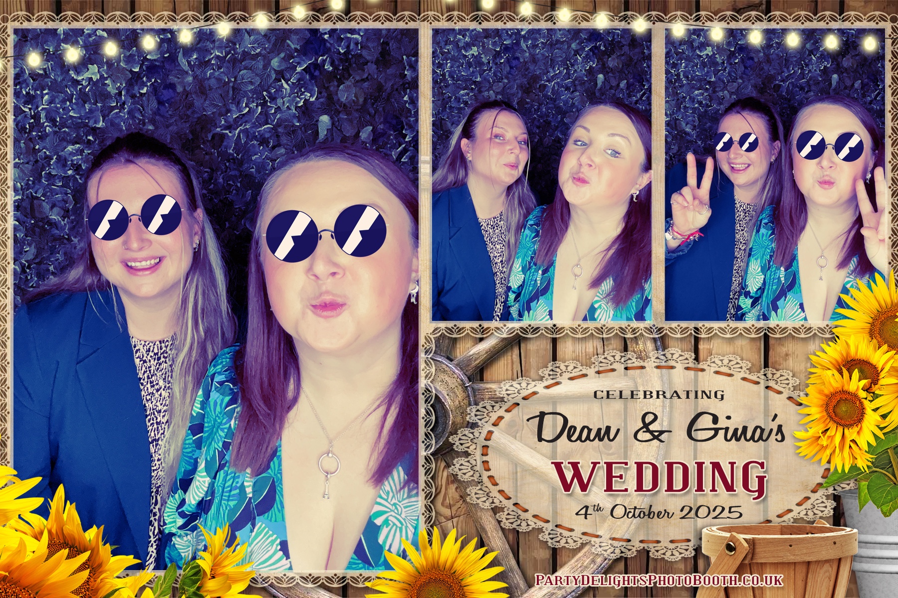 Gina and Dean's Wedding | View more photos from the event at gallery.partydelightsphotobooth.co.uk/u/PartyDelightsPhotoBooth/Gina-and-Deans-Wedding