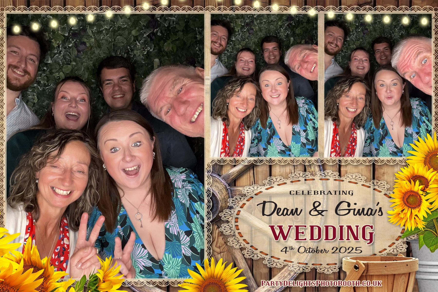 Gina and Dean's Wedding | View more photos from the event at gallery.partydelightsphotobooth.co.uk/u/PartyDelightsPhotoBooth/Gina-and-Deans-Wedding