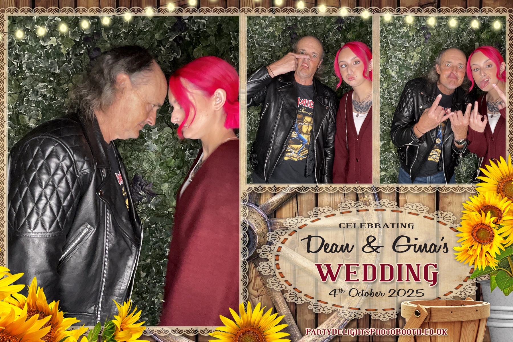 Gina and Dean's Wedding | View more photos from the event at gallery.partydelightsphotobooth.co.uk/u/PartyDelightsPhotoBooth/Gina-and-Deans-Wedding