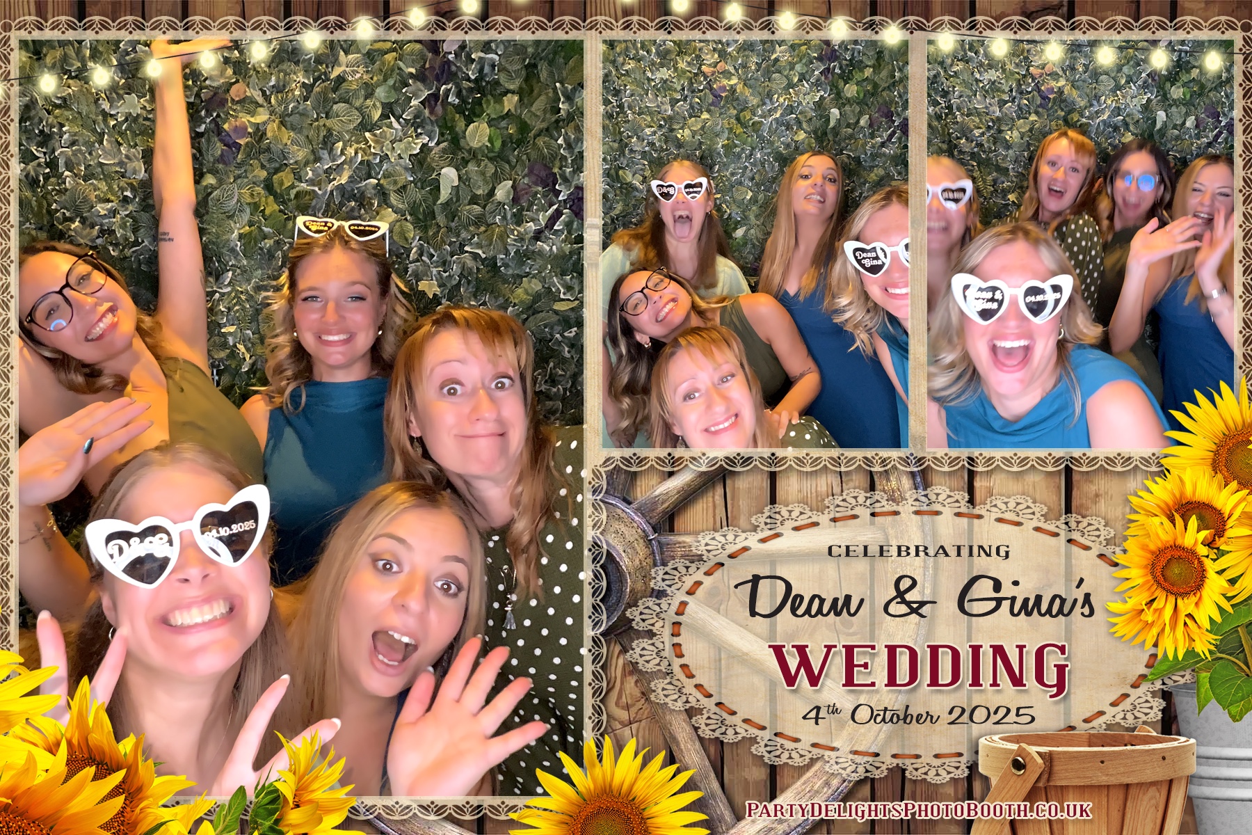 Gina and Dean's Wedding | View more photos from the event at gallery.partydelightsphotobooth.co.uk/u/PartyDelightsPhotoBooth/Gina-and-Deans-Wedding