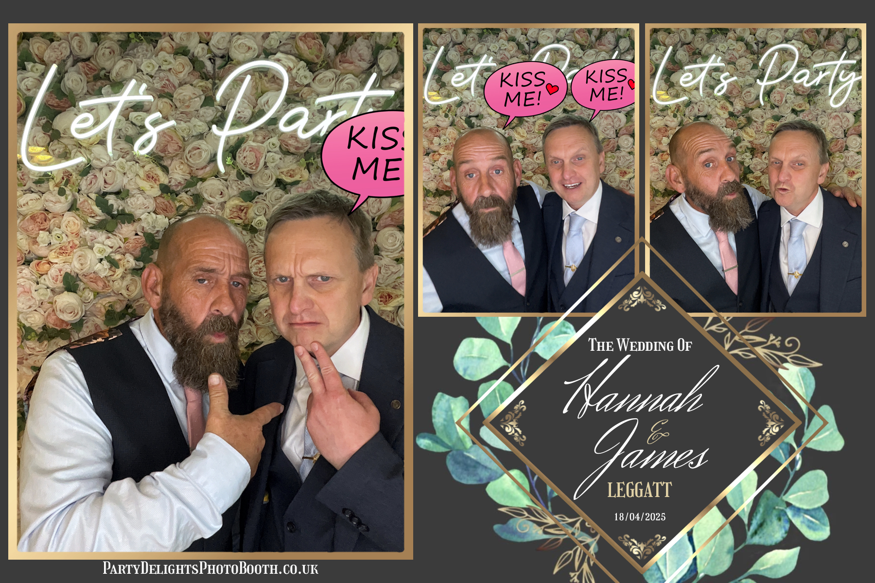 Hannah & James’ Wedding | View more photos from the event at gallery.partydelightsphotobooth.co.uk/u/PartyDelightsPhotoBooth/Hannah-James’-Wedding