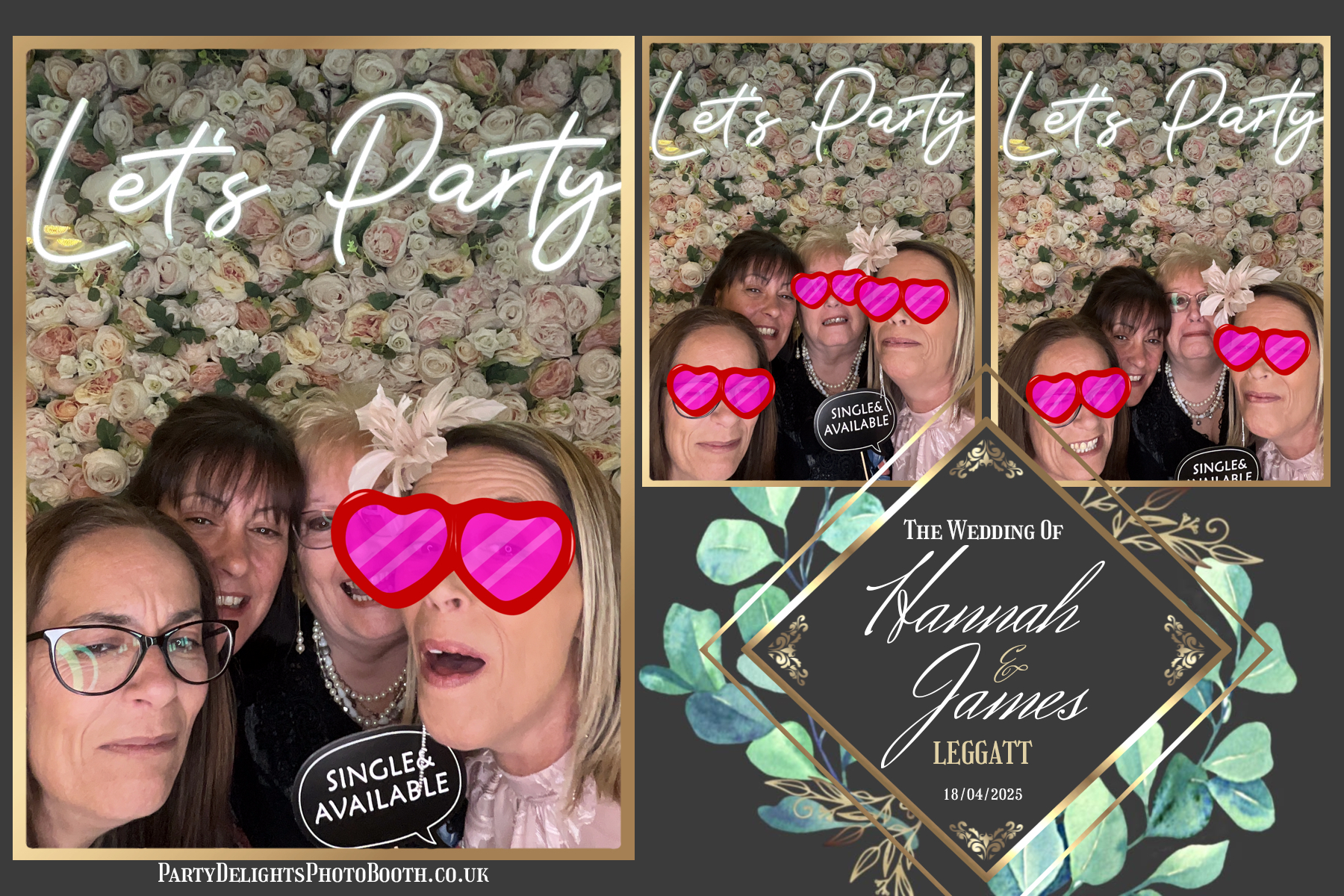 Hannah & James’ Wedding | View more photos from the event at gallery.partydelightsphotobooth.co.uk/u/PartyDelightsPhotoBooth/Hannah-James’-Wedding