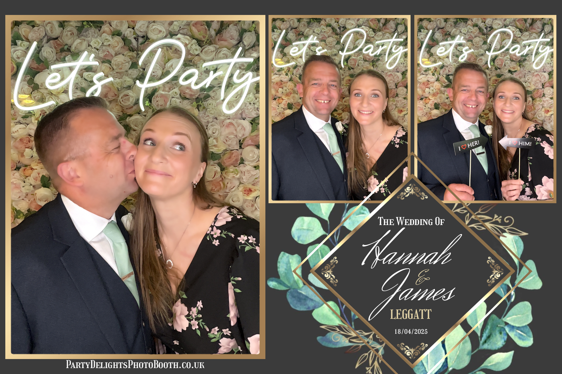 Hannah & James’ Wedding | View more photos from the event at gallery.partydelightsphotobooth.co.uk/u/PartyDelightsPhotoBooth/Hannah-James’-Wedding