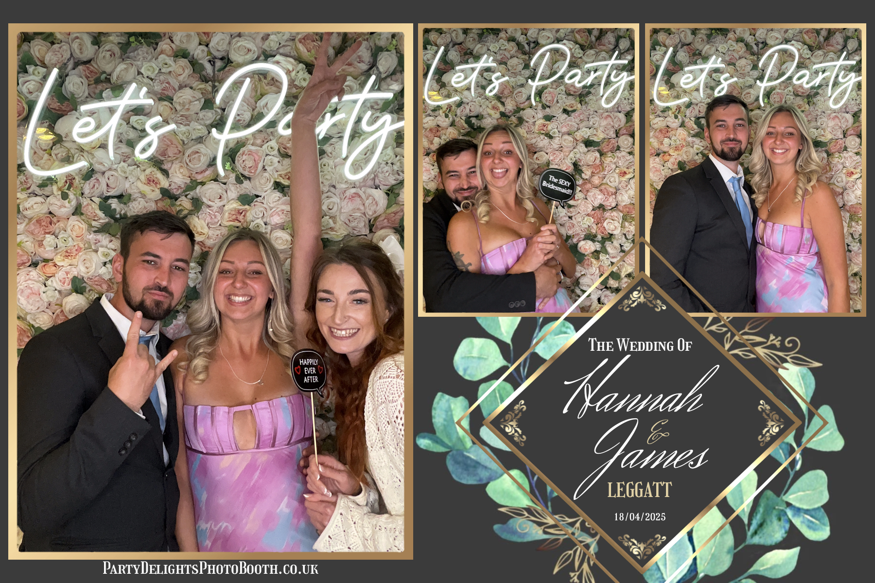 Hannah & James’ Wedding | View more photos from the event at gallery.partydelightsphotobooth.co.uk/u/PartyDelightsPhotoBooth/Hannah-James’-Wedding