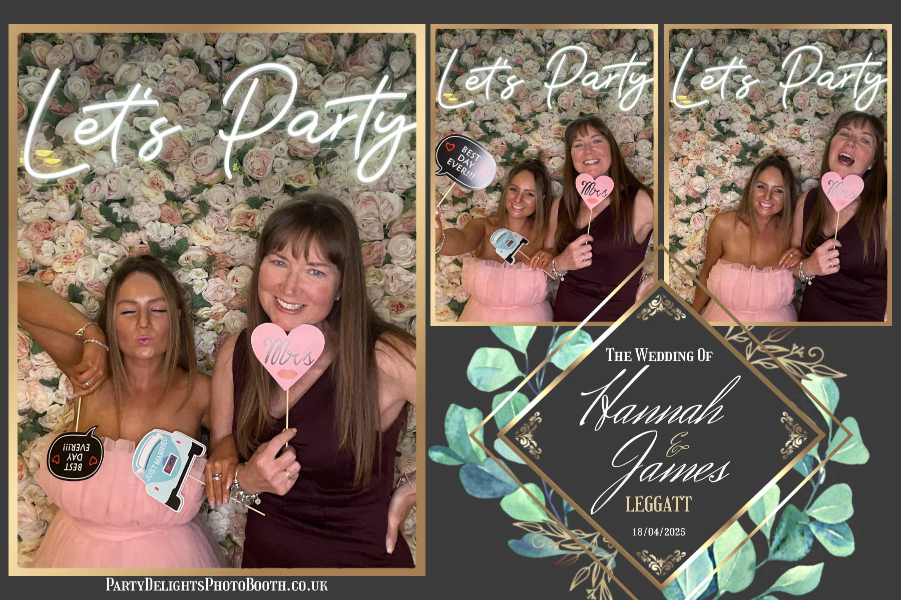 Hannah & James’ Wedding | View more photos from the event at gallery.partydelightsphotobooth.co.uk/u/PartyDelightsPhotoBooth/Hannah-James’-Wedding