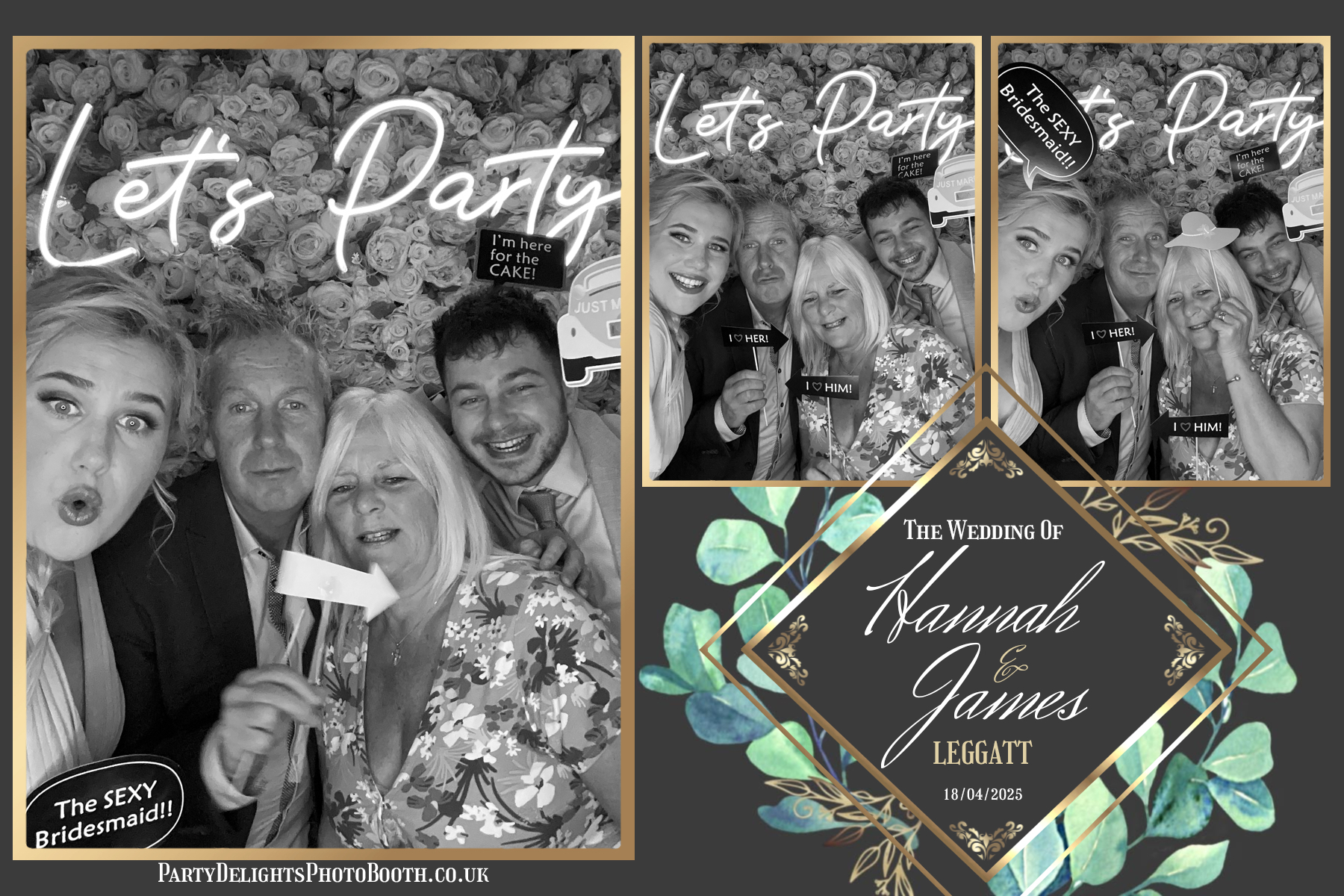 Hannah & James’ Wedding | View more photos from the event at gallery.partydelightsphotobooth.co.uk/u/PartyDelightsPhotoBooth/Hannah-James’-Wedding