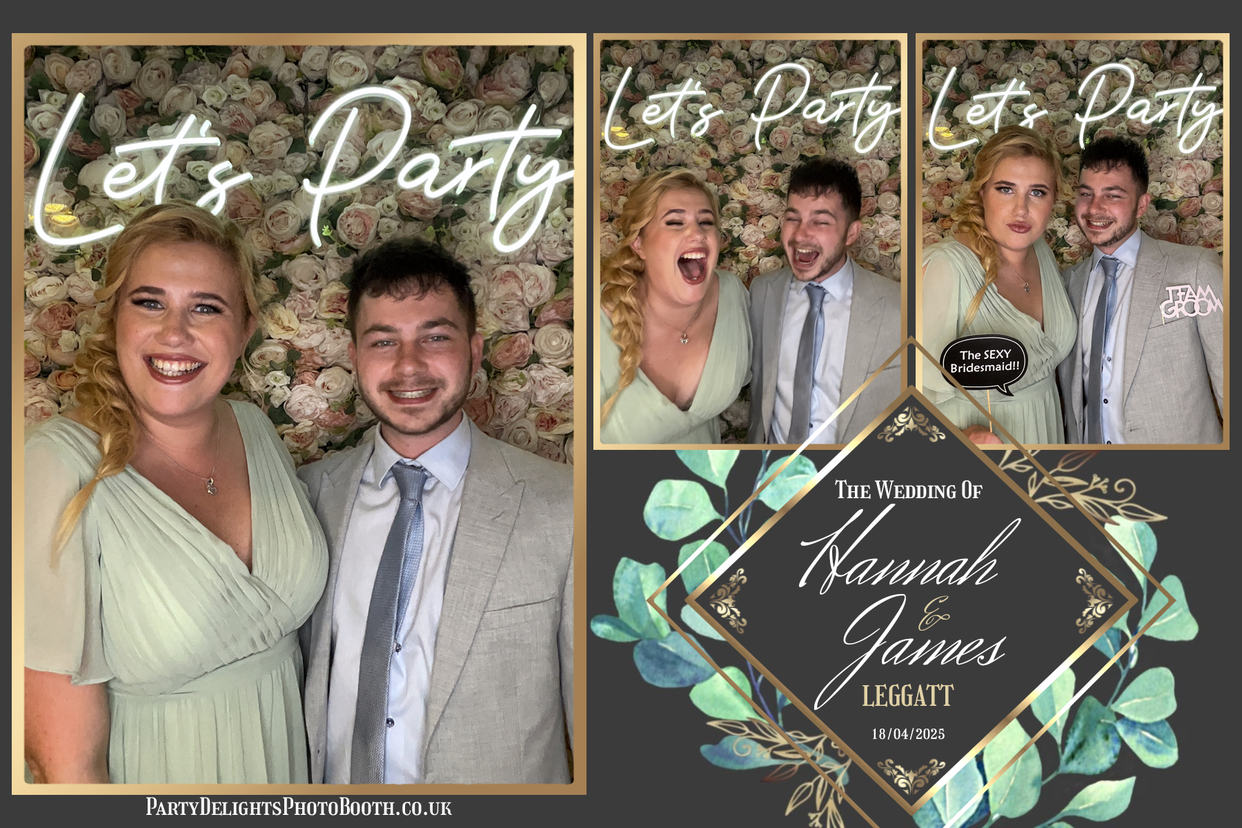 Hannah & James’ Wedding | View more photos from the event at gallery.partydelightsphotobooth.co.uk/u/PartyDelightsPhotoBooth/Hannah-James’-Wedding