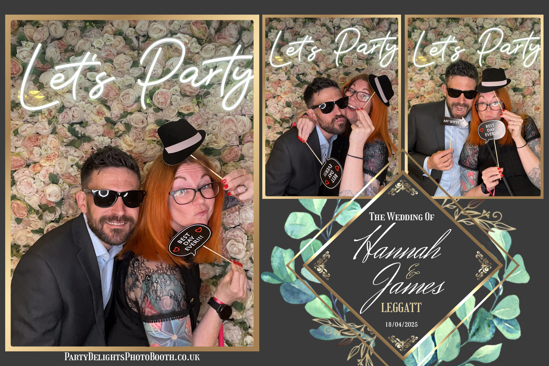 Hannah & James’ Wedding | View more photos from the event at gallery.partydelightsphotobooth.co.uk/u/PartyDelightsPhotoBooth/Hannah-James’-Wedding