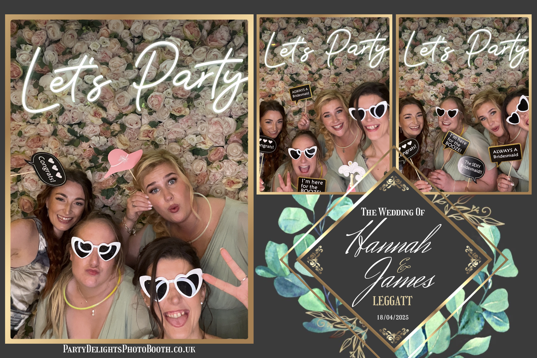 Hannah & James’ Wedding | View more photos from the event at gallery.partydelightsphotobooth.co.uk/u/PartyDelightsPhotoBooth/Hannah-James’-Wedding
