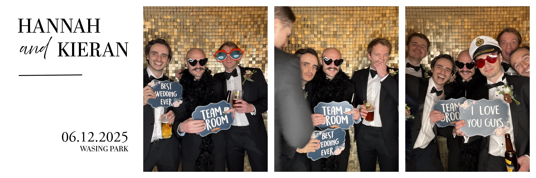 Hannah & Kieran's Wedding! | View more photos from the event at gallery.partydelightsphotobooth.co.uk/u/PartyDelightsPhotoBooth/Hannah-Kierans-Wedding