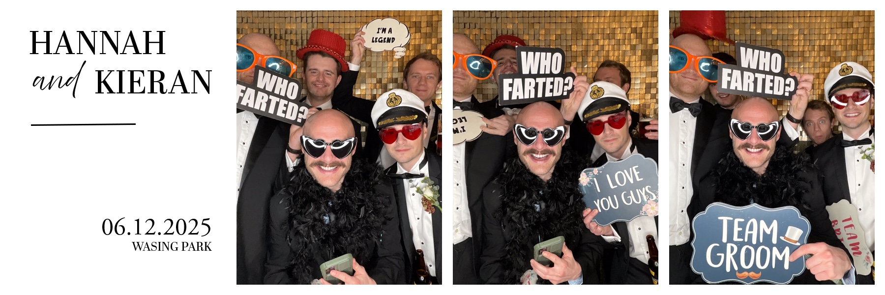 Hannah & Kieran's Wedding! | View more photos from the event at gallery.partydelightsphotobooth.co.uk/u/PartyDelightsPhotoBooth/Hannah-Kierans-Wedding