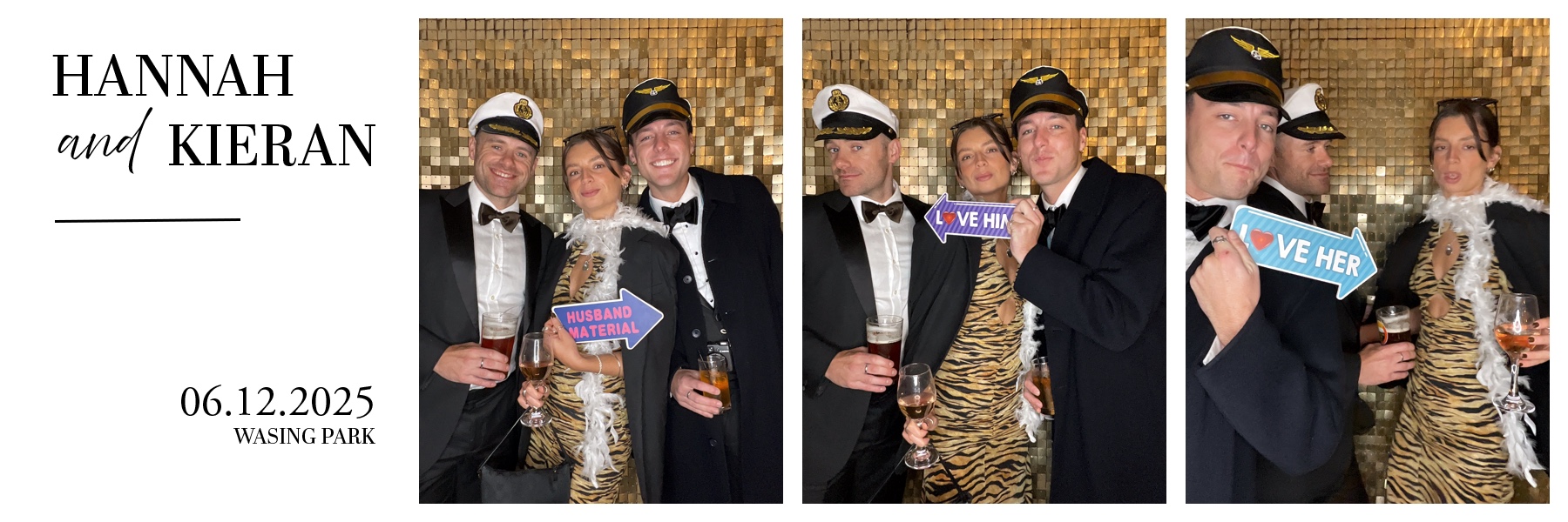 Hannah & Kieran's Wedding! | View more photos from the event at gallery.partydelightsphotobooth.co.uk/u/PartyDelightsPhotoBooth/Hannah-Kierans-Wedding