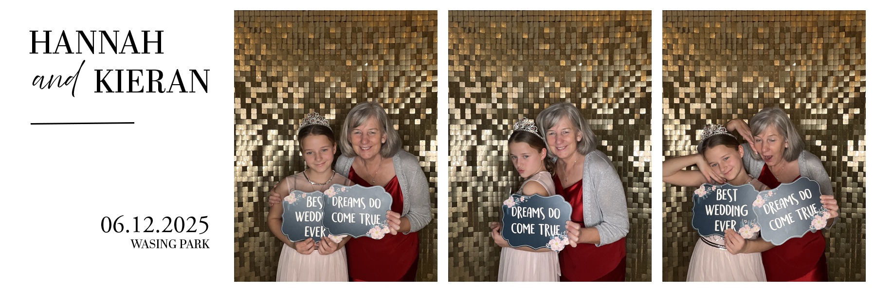 Hannah & Kieran's Wedding! | View more photos from the event at gallery.partydelightsphotobooth.co.uk/u/PartyDelightsPhotoBooth/Hannah-Kierans-Wedding