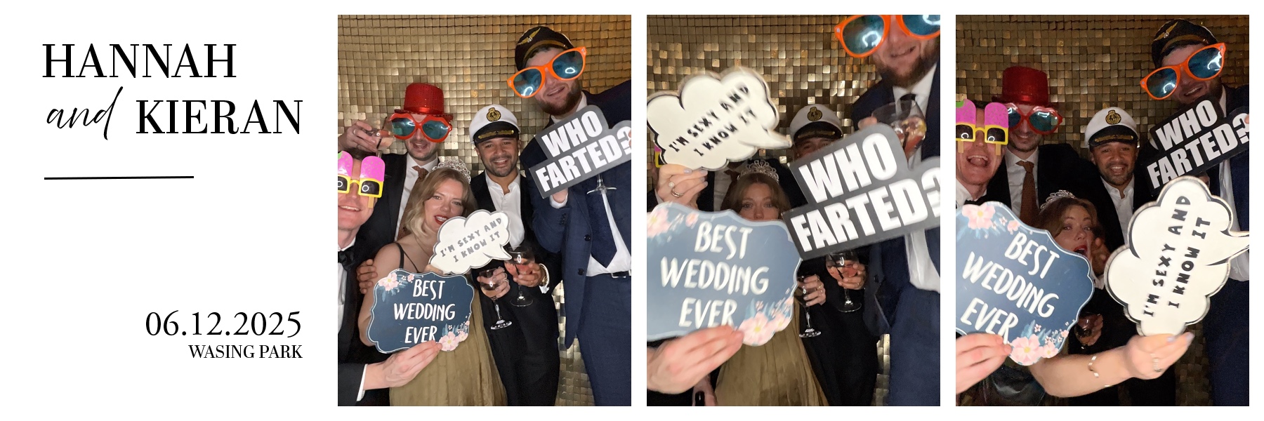 Hannah & Kieran's Wedding! | View more photos from the event at gallery.partydelightsphotobooth.co.uk/u/PartyDelightsPhotoBooth/Hannah-Kierans-Wedding