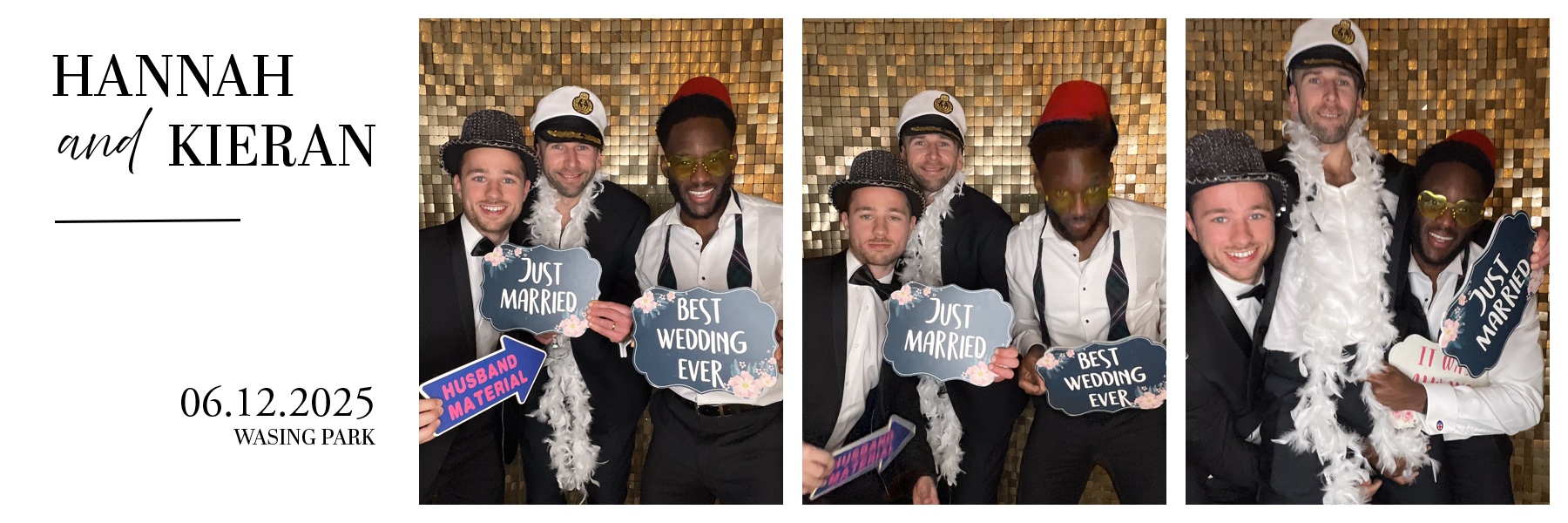 Hannah & Kieran's Wedding! | View more photos from the event at gallery.partydelightsphotobooth.co.uk/u/PartyDelightsPhotoBooth/Hannah-Kierans-Wedding