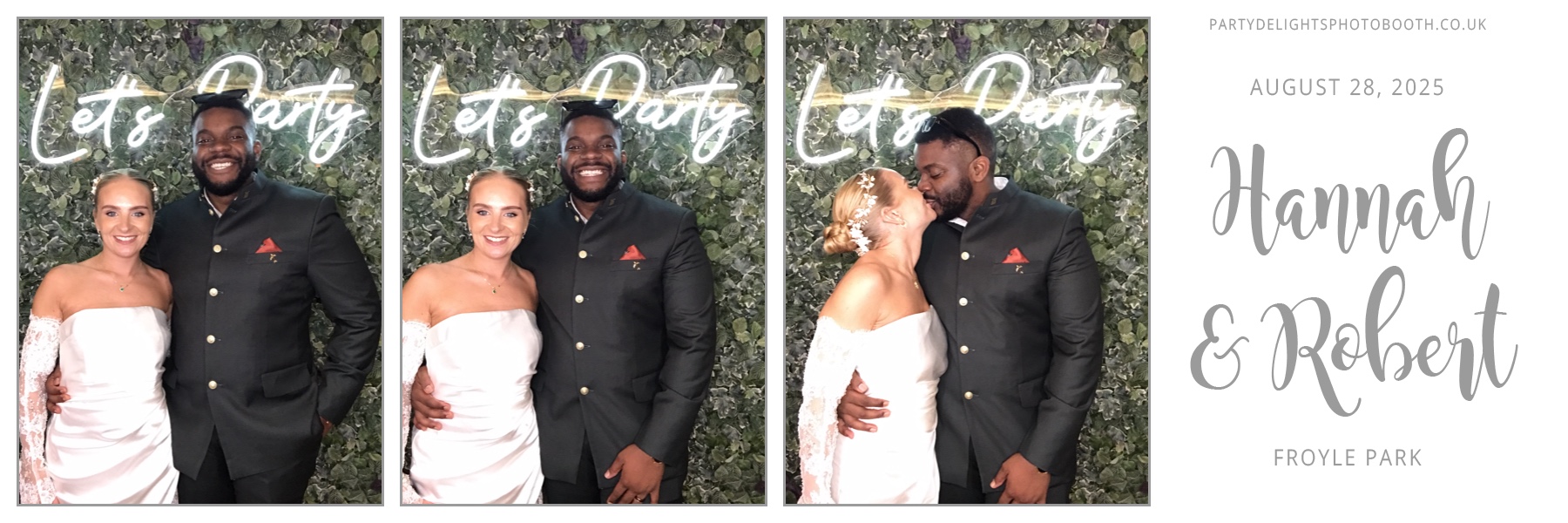 Hannah and Robert's Wedding | View more photos from the event at gallery.partydelightsphotobooth.co.uk/u/PartyDelightsPhotoBooth/Hannah-and-Roberts-Wedding