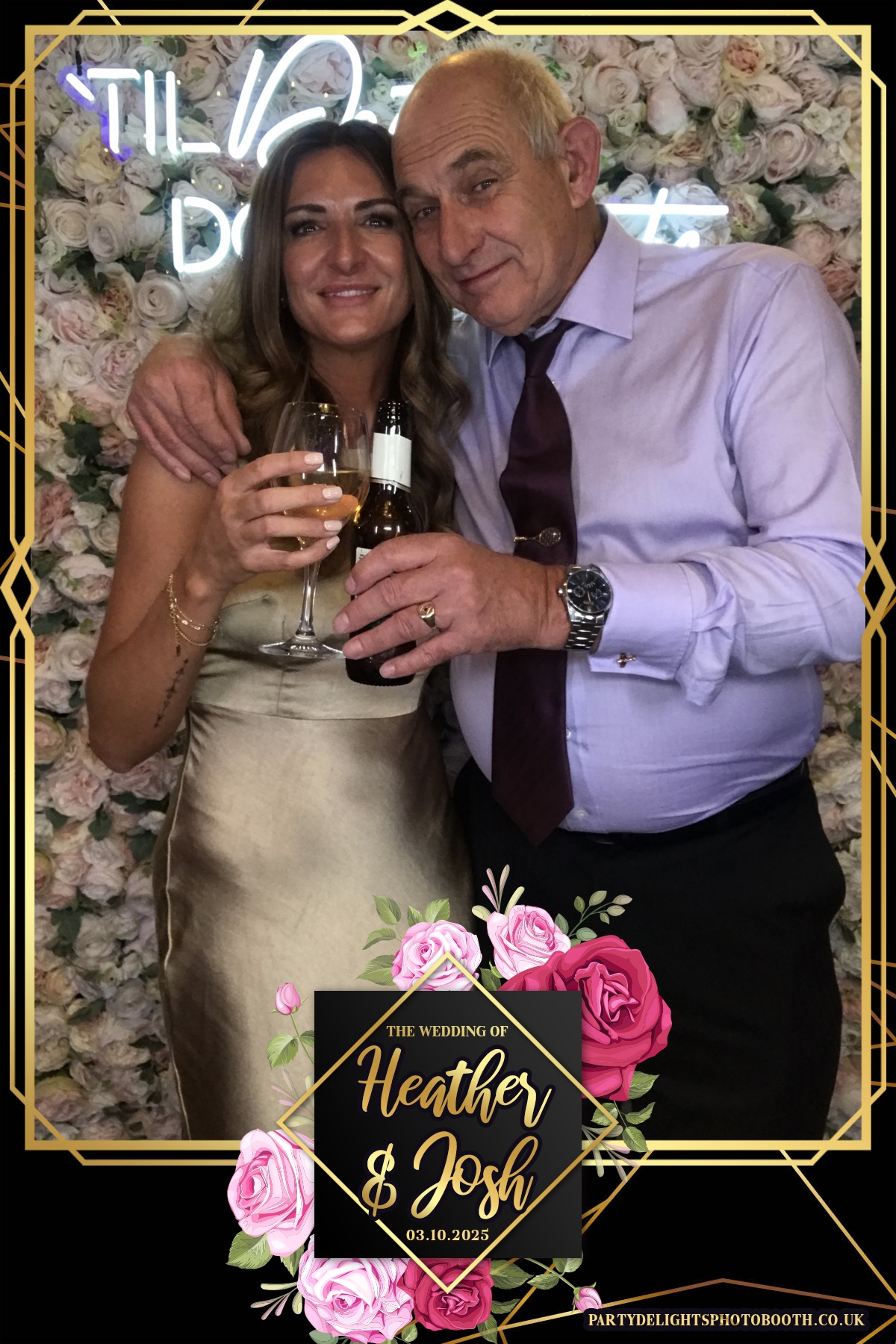 Heather and Josh's Wedding | View more photos from the event at gallery.partydelightsphotobooth.co.uk/u/PartyDelightsPhotoBooth/Heather-and-Joshs-Wedding