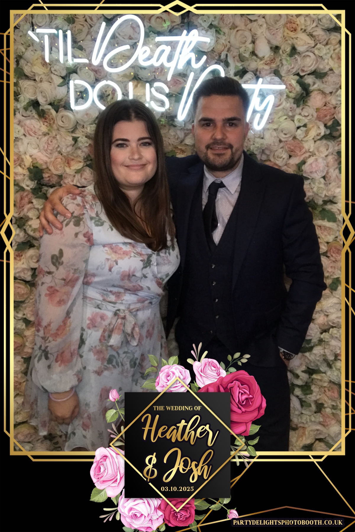 Heather and Josh's Wedding | View more photos from the event at gallery.partydelightsphotobooth.co.uk/u/PartyDelightsPhotoBooth/Heather-and-Joshs-Wedding