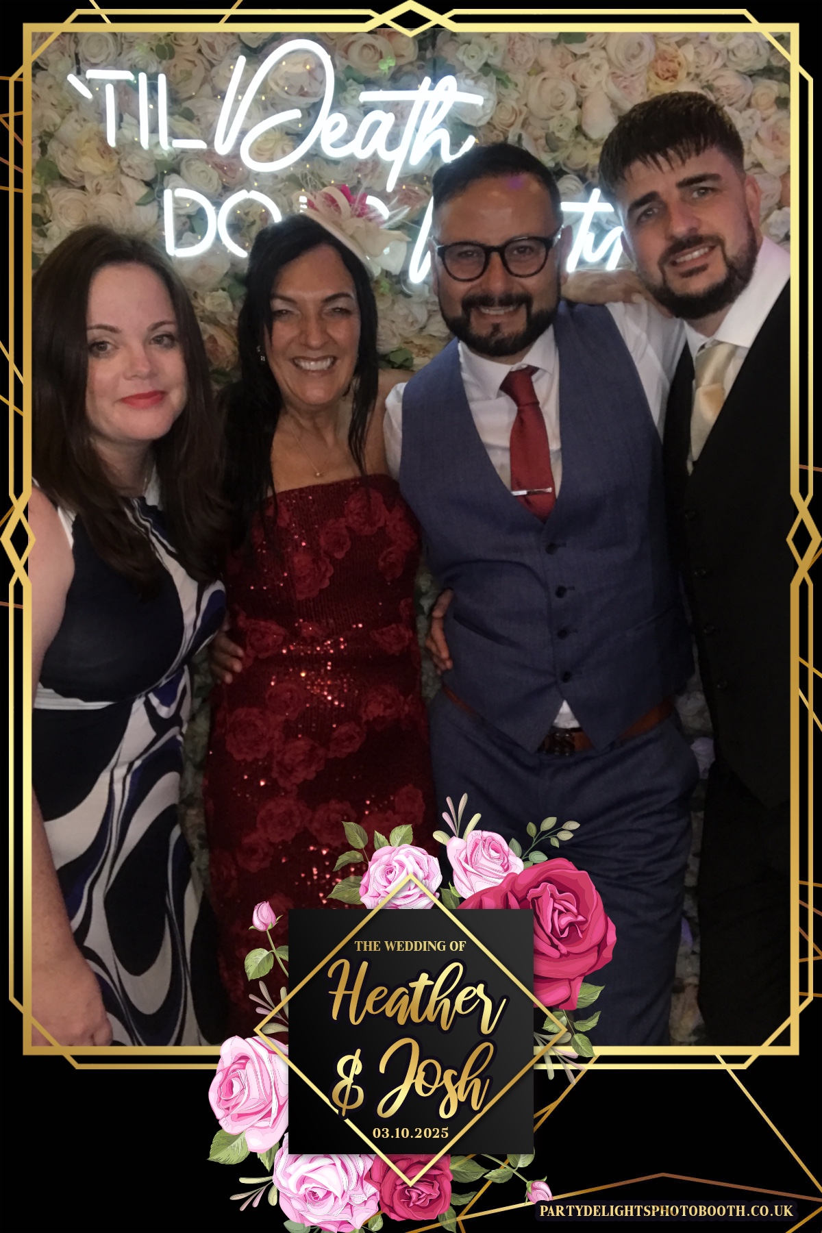 Heather and Josh's Wedding | View more photos from the event at gallery.partydelightsphotobooth.co.uk/u/PartyDelightsPhotoBooth/Heather-and-Joshs-Wedding
