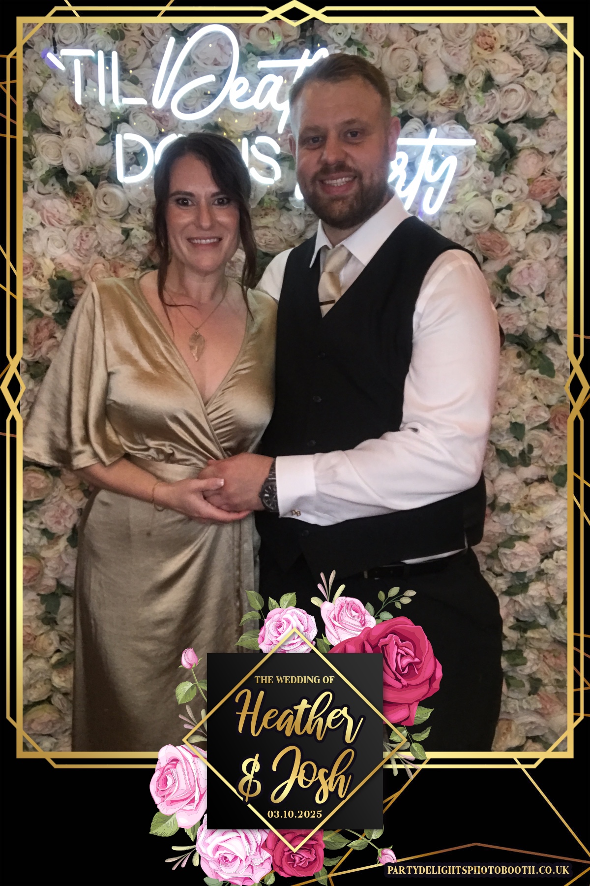 Heather and Josh's Wedding | View more photos from the event at gallery.partydelightsphotobooth.co.uk/u/PartyDelightsPhotoBooth/Heather-and-Joshs-Wedding