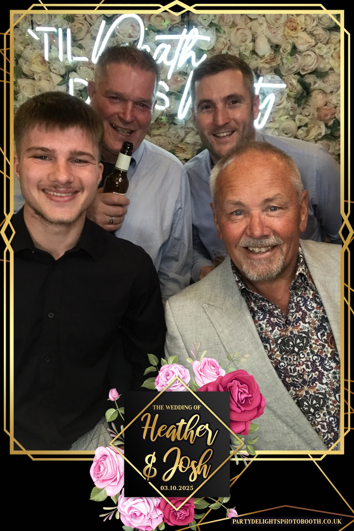 Heather and Josh's Wedding | View more photos from the event at gallery.partydelightsphotobooth.co.uk/u/PartyDelightsPhotoBooth/Heather-and-Joshs-Wedding