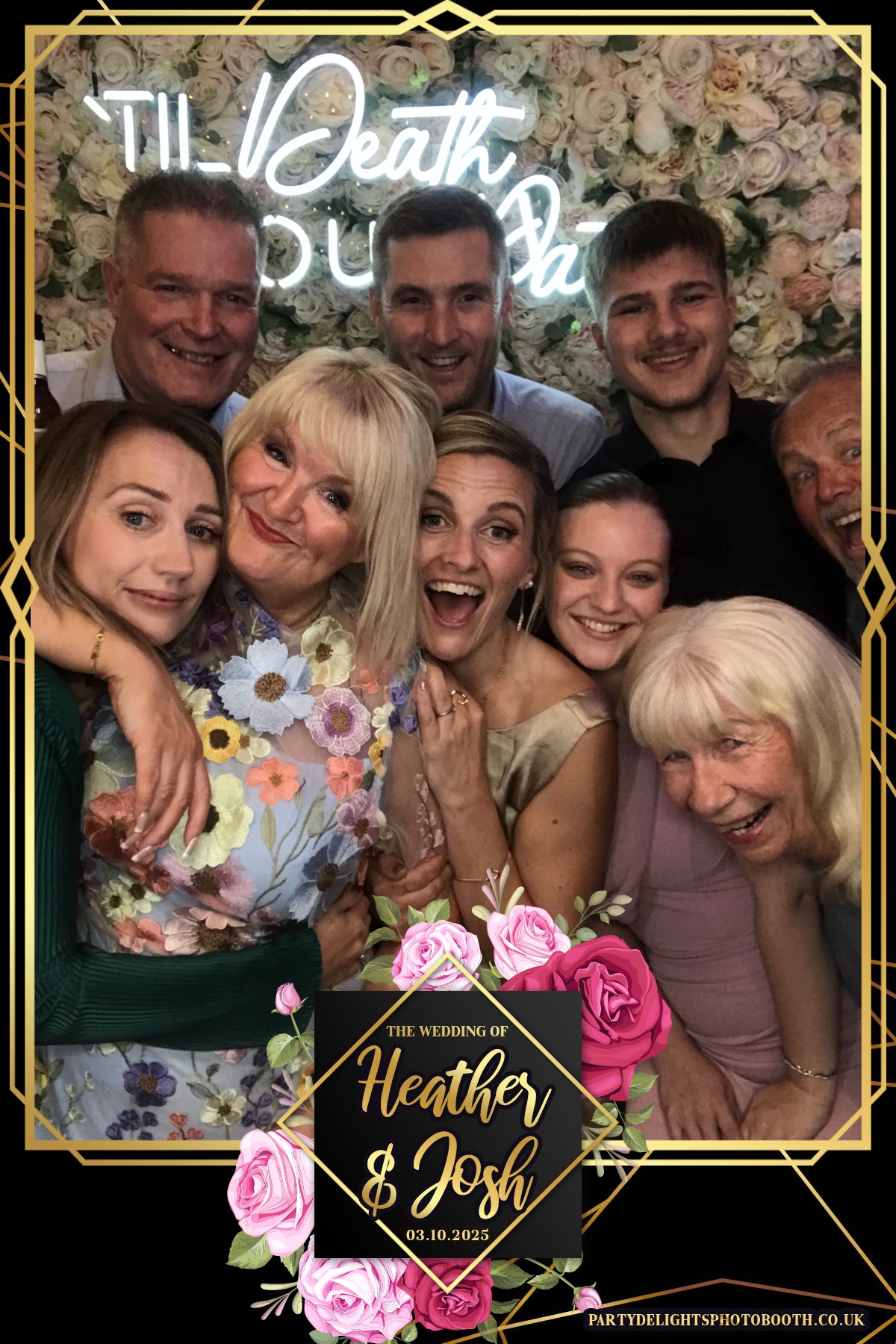 Heather and Josh's Wedding | View more photos from the event at gallery.partydelightsphotobooth.co.uk/u/PartyDelightsPhotoBooth/Heather-and-Joshs-Wedding