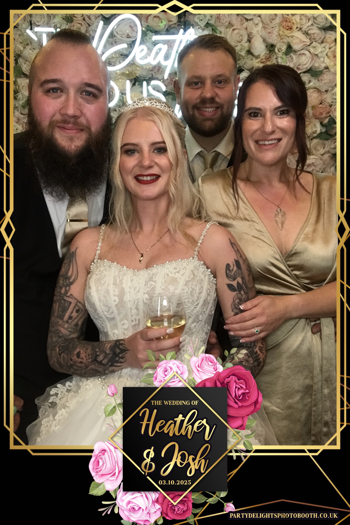 Heather and Josh's Wedding | View more photos from the event at gallery.partydelightsphotobooth.co.uk/u/PartyDelightsPhotoBooth/Heather-and-Joshs-Wedding