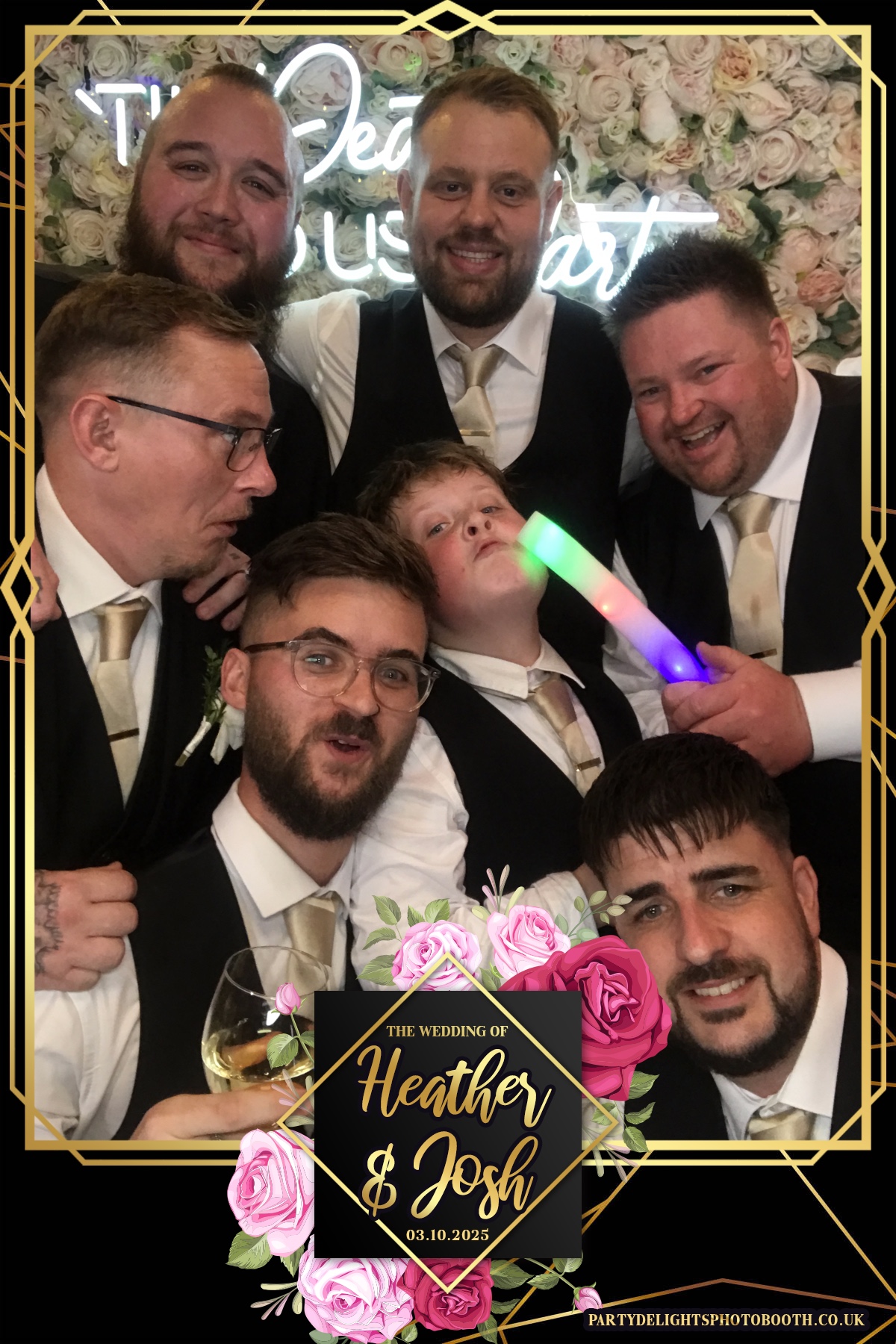 Heather and Josh's Wedding | View more photos from the event at gallery.partydelightsphotobooth.co.uk/u/PartyDelightsPhotoBooth/Heather-and-Joshs-Wedding