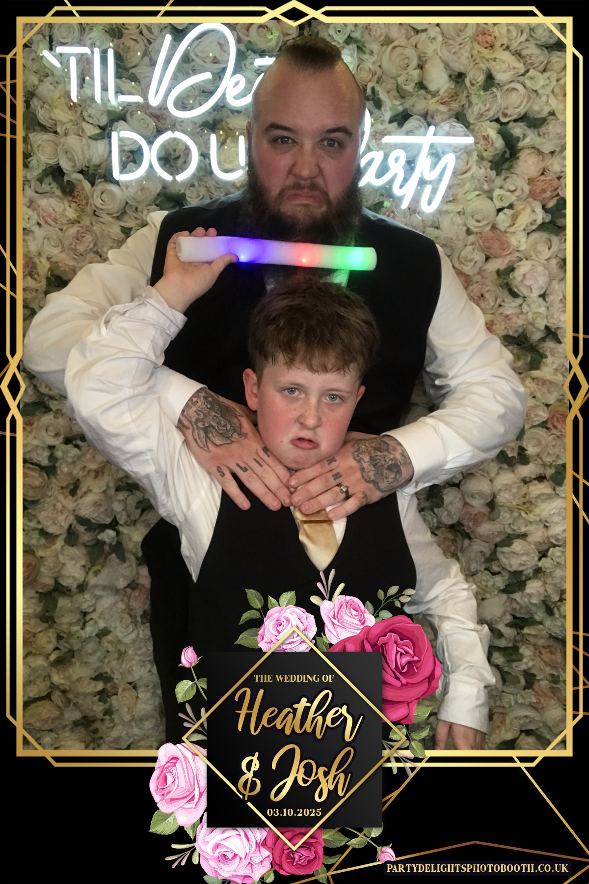 Heather and Josh's Wedding | View more photos from the event at gallery.partydelightsphotobooth.co.uk/u/PartyDelightsPhotoBooth/Heather-and-Joshs-Wedding
