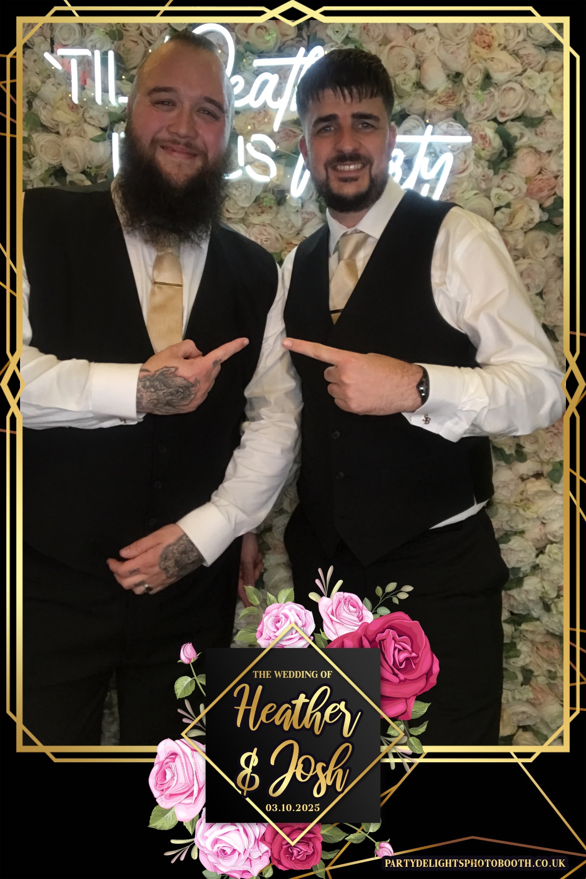 Heather and Josh's Wedding | View more photos from the event at gallery.partydelightsphotobooth.co.uk/u/PartyDelightsPhotoBooth/Heather-and-Joshs-Wedding
