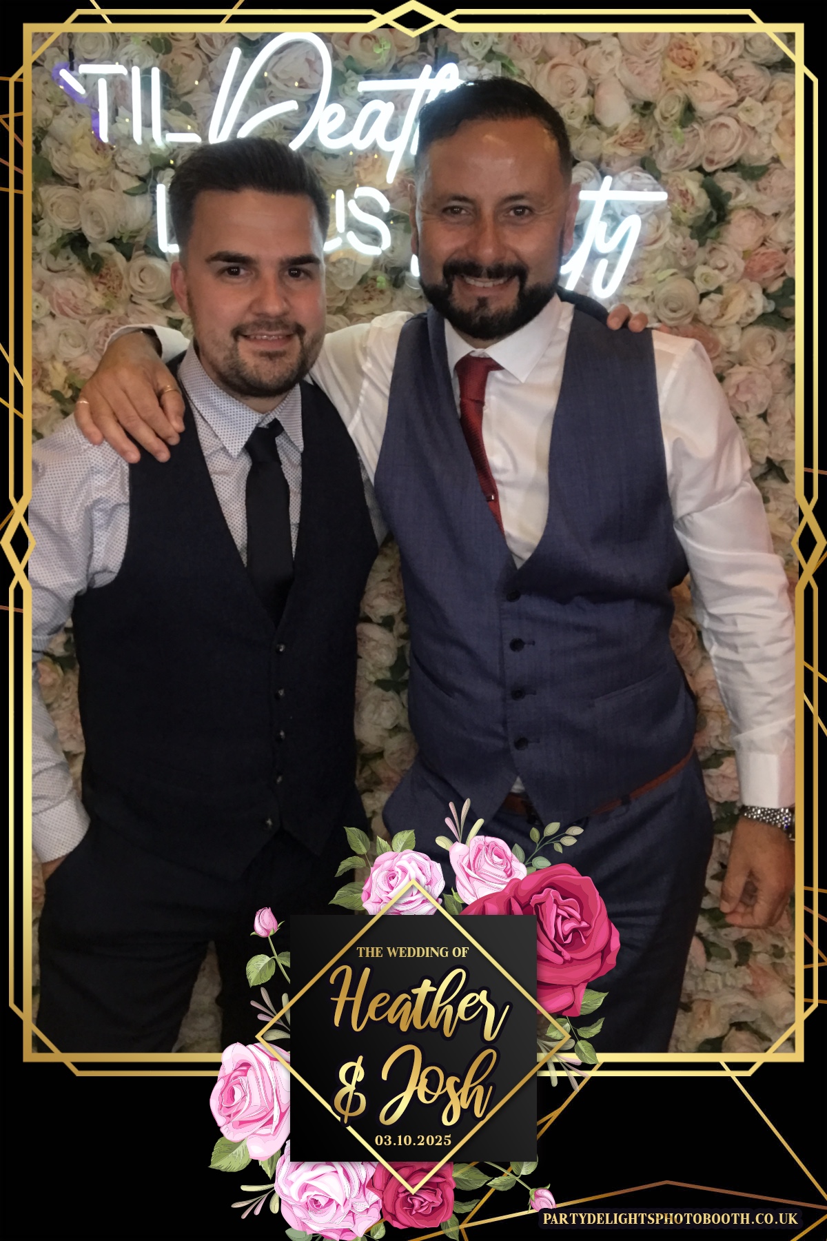 Heather and Josh's Wedding | View more photos from the event at gallery.partydelightsphotobooth.co.uk/u/PartyDelightsPhotoBooth/Heather-and-Joshs-Wedding
