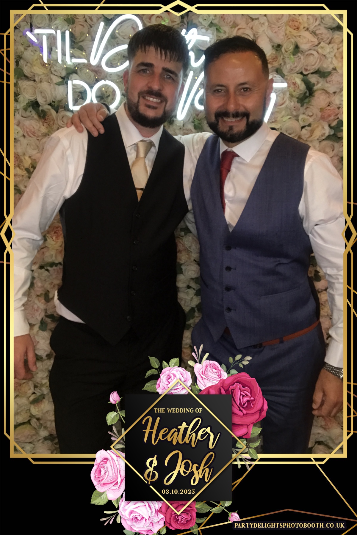 Heather and Josh's Wedding | View more photos from the event at gallery.partydelightsphotobooth.co.uk/u/PartyDelightsPhotoBooth/Heather-and-Joshs-Wedding