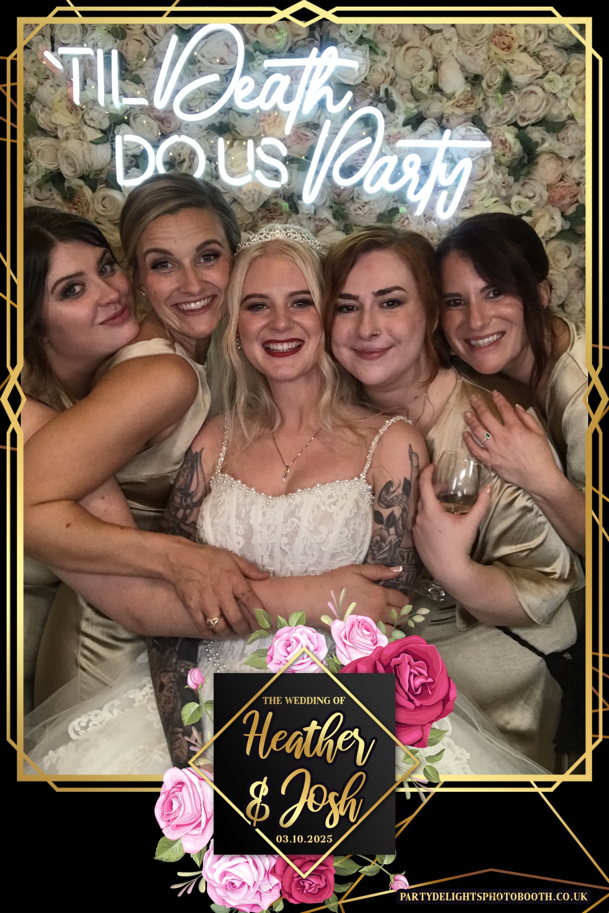 Heather and Josh's Wedding | View more photos from the event at gallery.partydelightsphotobooth.co.uk/u/PartyDelightsPhotoBooth/Heather-and-Joshs-Wedding