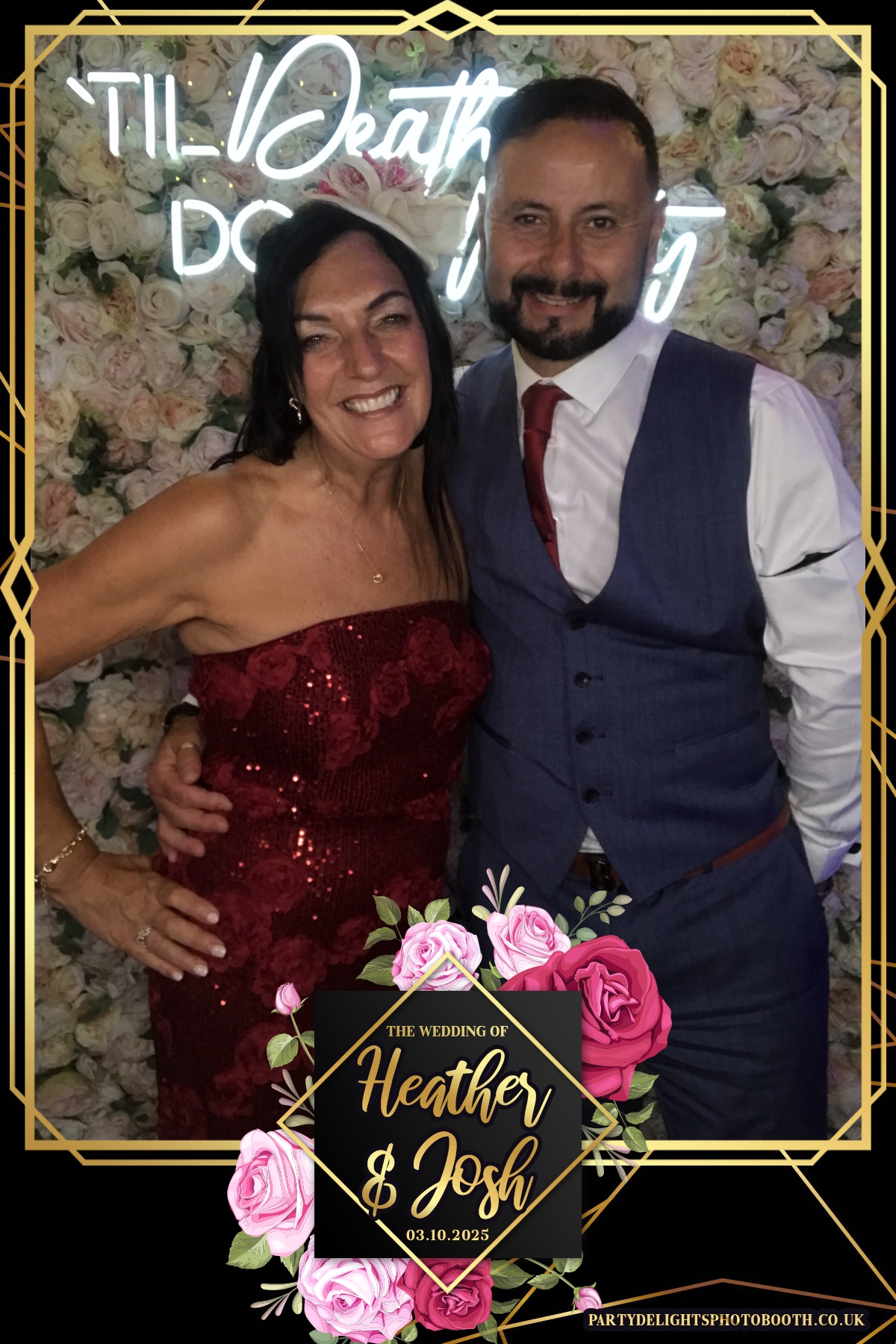 Heather and Josh's Wedding | View more photos from the event at gallery.partydelightsphotobooth.co.uk/u/PartyDelightsPhotoBooth/Heather-and-Joshs-Wedding
