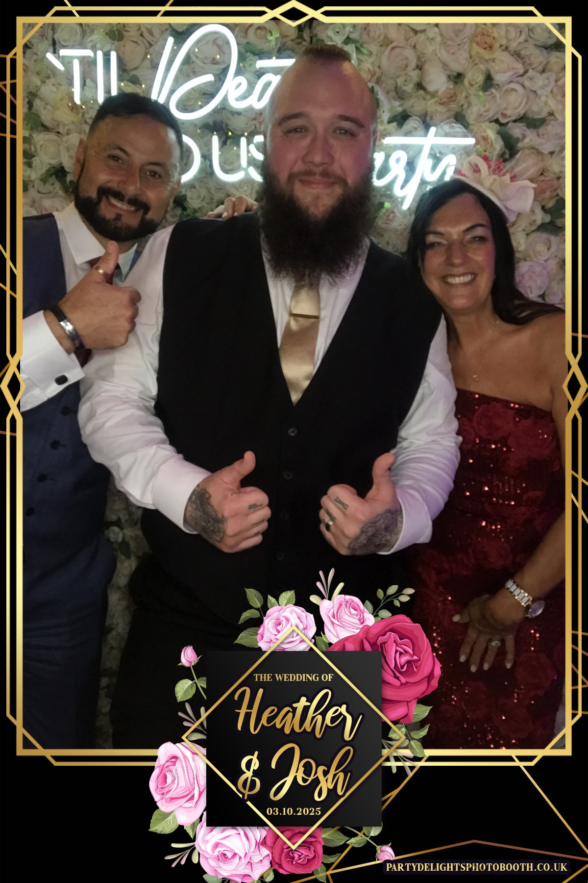Heather and Josh's Wedding | View more photos from the event at gallery.partydelightsphotobooth.co.uk/u/PartyDelightsPhotoBooth/Heather-and-Joshs-Wedding