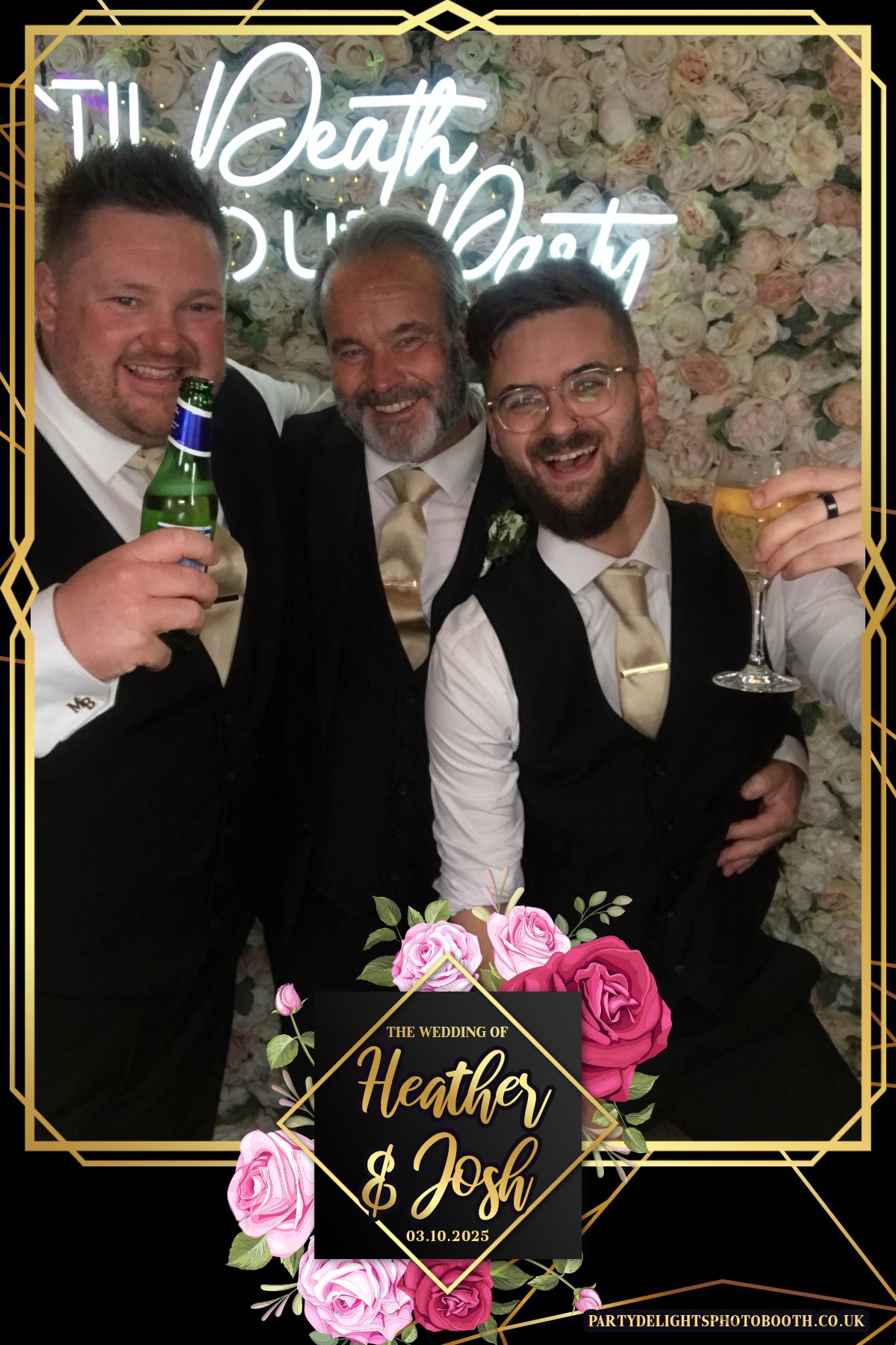 Heather and Josh's Wedding | View more photos from the event at gallery.partydelightsphotobooth.co.uk/u/PartyDelightsPhotoBooth/Heather-and-Joshs-Wedding