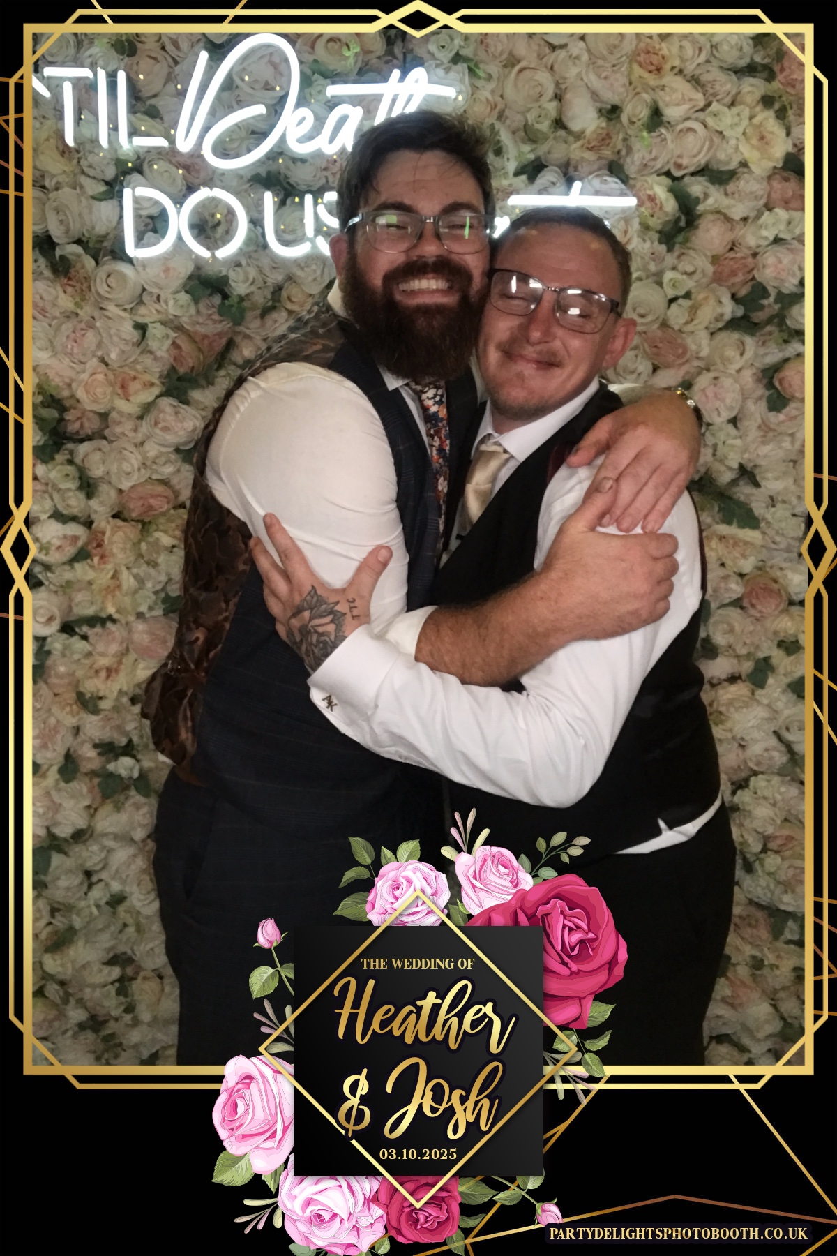 Heather and Josh's Wedding | View more photos from the event at gallery.partydelightsphotobooth.co.uk/u/PartyDelightsPhotoBooth/Heather-and-Joshs-Wedding