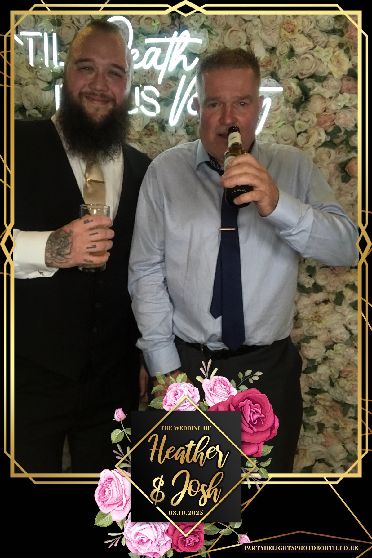 Heather and Josh's Wedding | View more photos from the event at gallery.partydelightsphotobooth.co.uk/u/PartyDelightsPhotoBooth/Heather-and-Joshs-Wedding