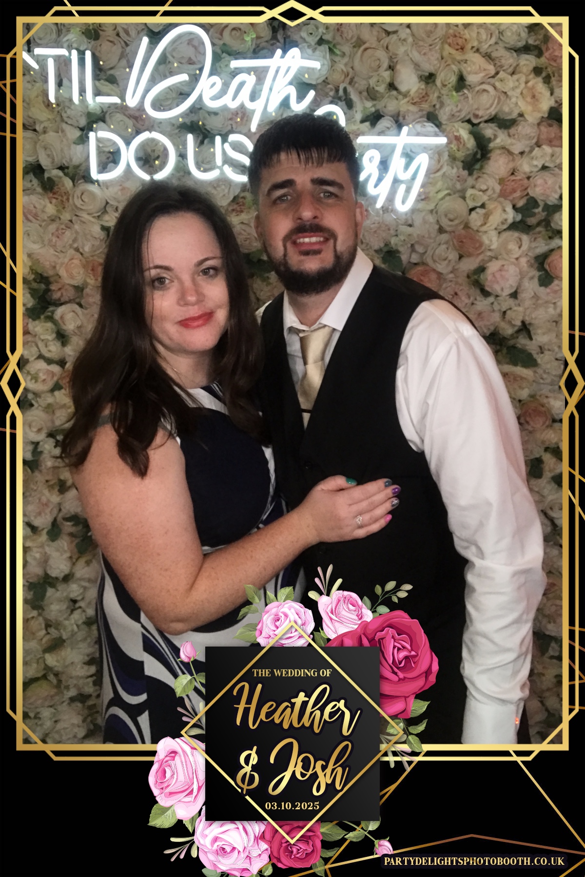 Heather and Josh's Wedding | View more photos from the event at gallery.partydelightsphotobooth.co.uk/u/PartyDelightsPhotoBooth/Heather-and-Joshs-Wedding