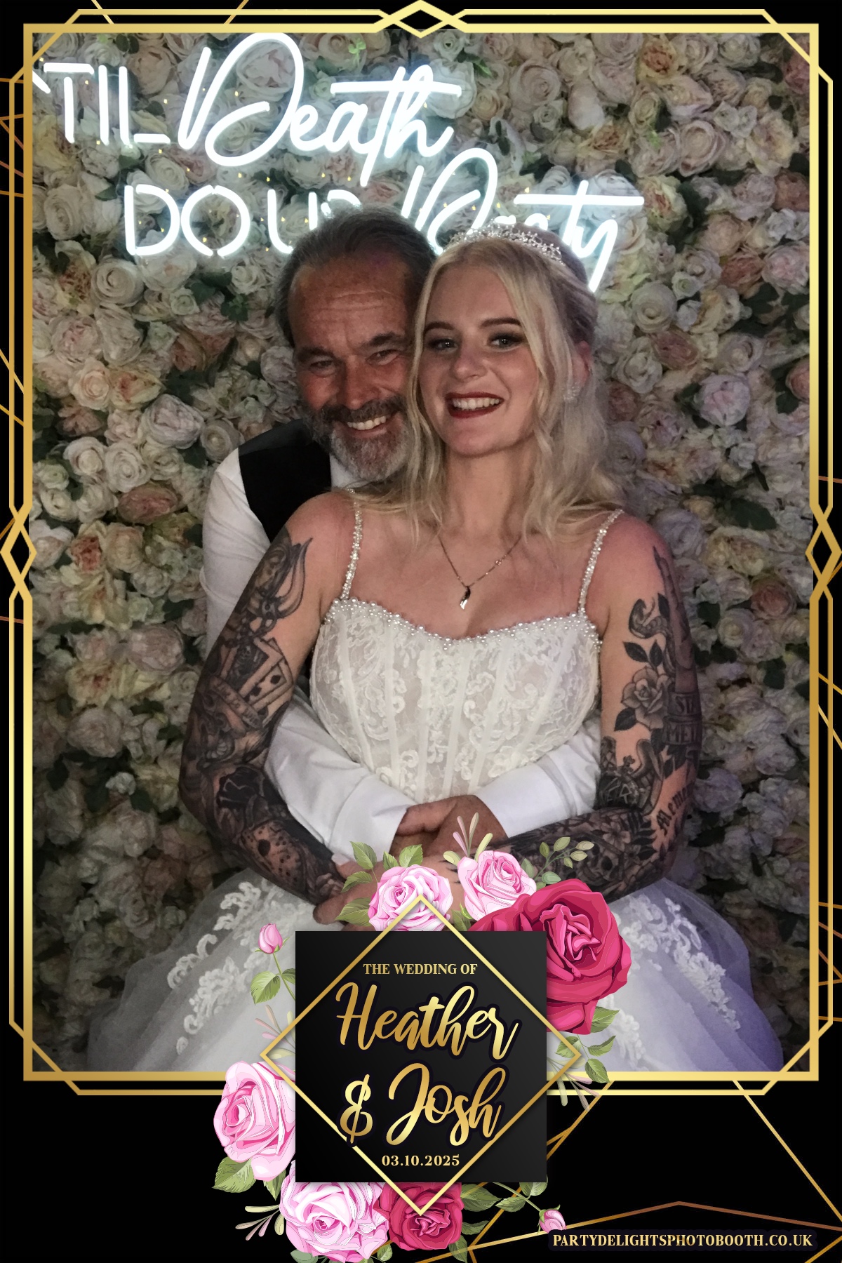 Heather and Josh's Wedding | View more photos from the event at gallery.partydelightsphotobooth.co.uk/u/PartyDelightsPhotoBooth/Heather-and-Joshs-Wedding